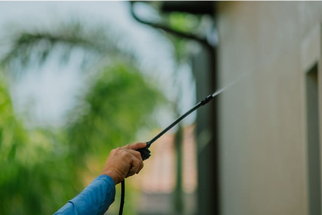 Professional stucco cleaning service in Naples, FL, by Elegant Styles Power Washing—preventative maintenance to extend exterior wall life, improve property value, and prevent costly damage.