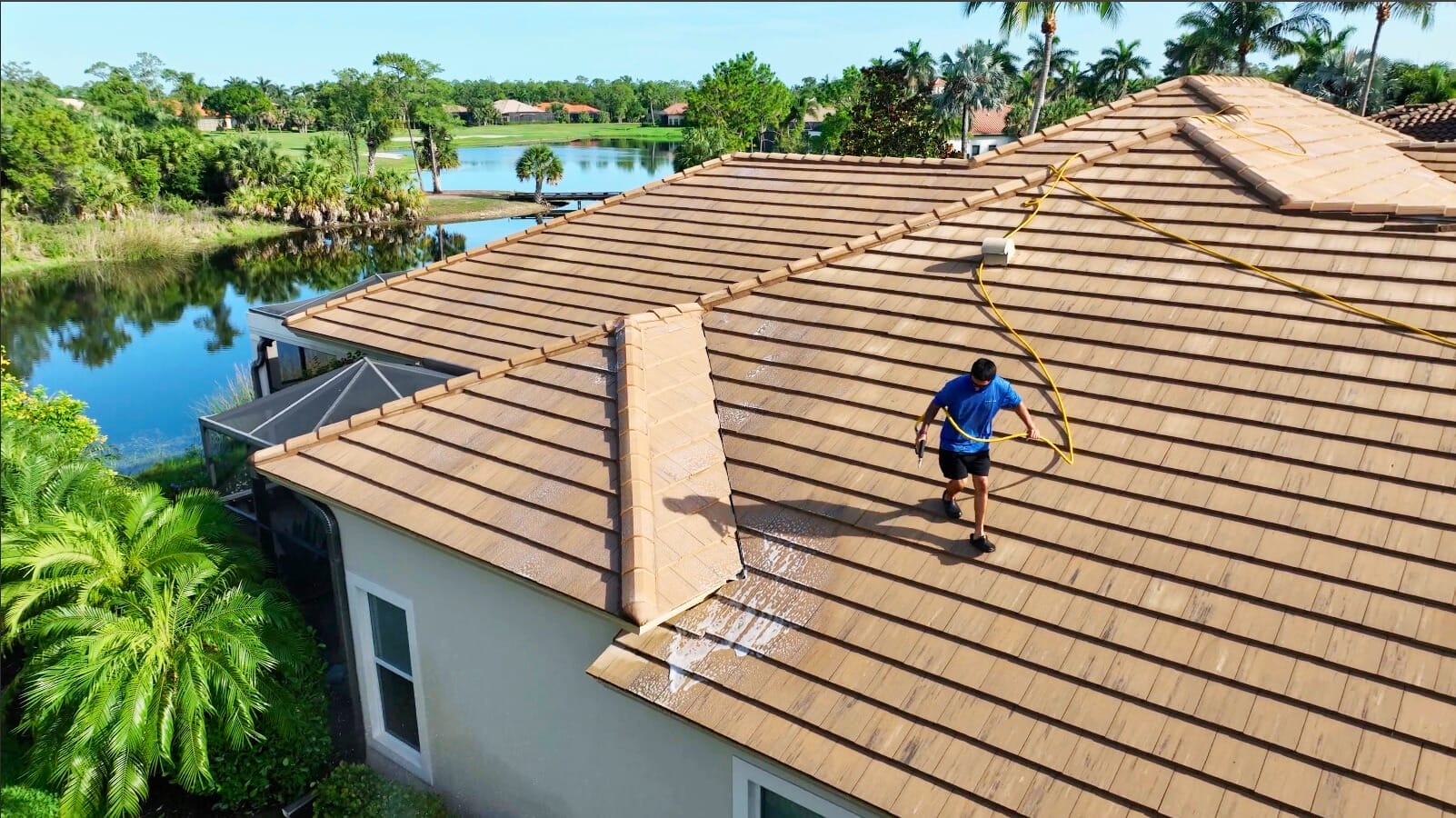 eco friendly roof cleaning service in Naples Florida