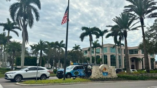 Elegant Styles Power Washing crew providing professional power washing and paver sealing in Park Shore, Naples FL.